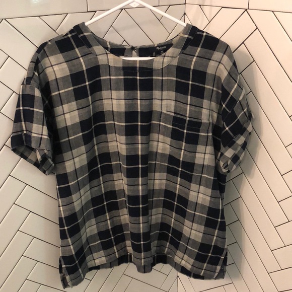 Madewell Tops - Madewell plaid shirt